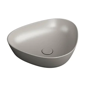 vitra plural 7812b420 0016 Üçgen alçak Çanak lavabo, vitra clean, 47 cm, mat bej