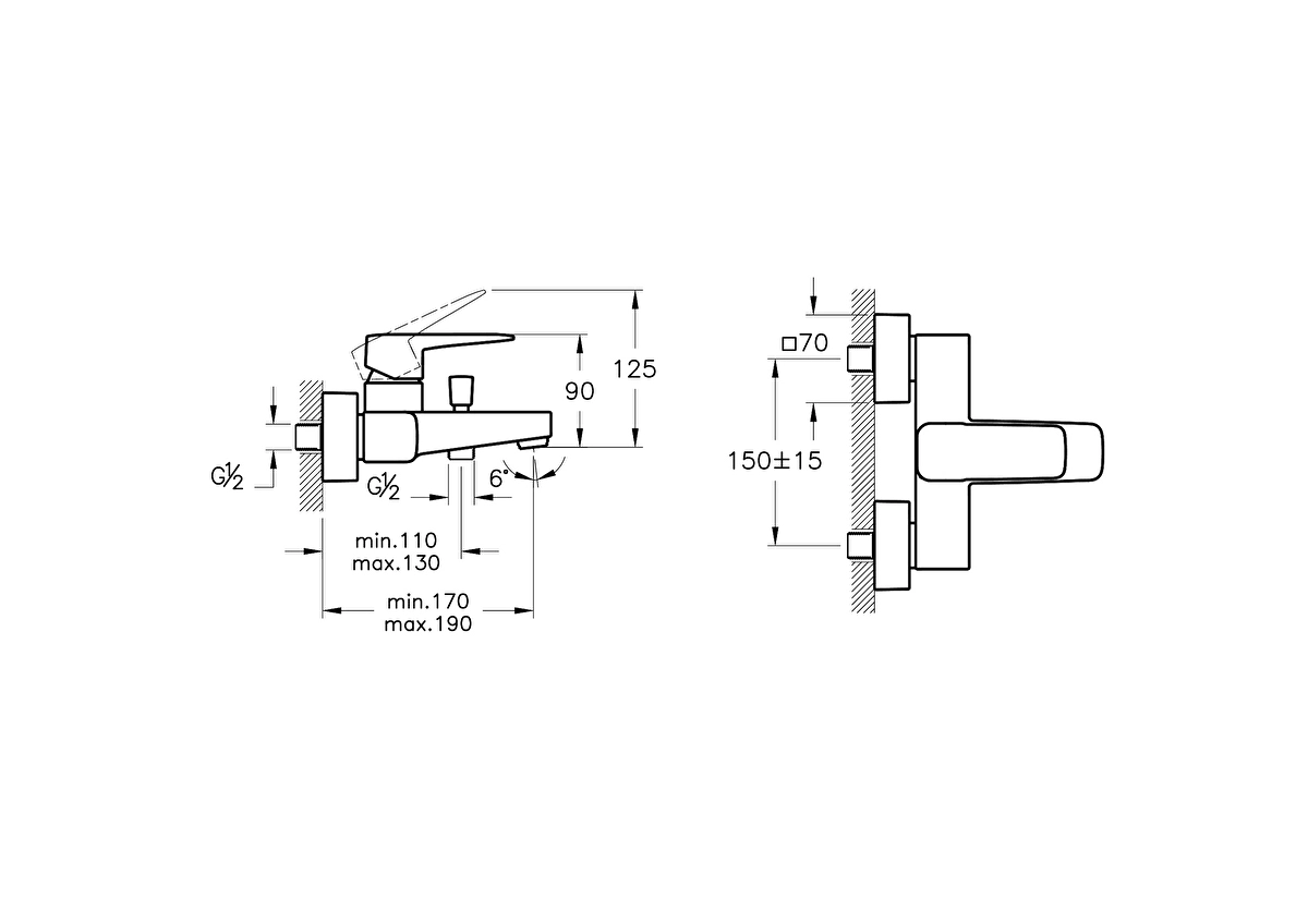 artema root square banyo bataryası artema root square banyo bataryası