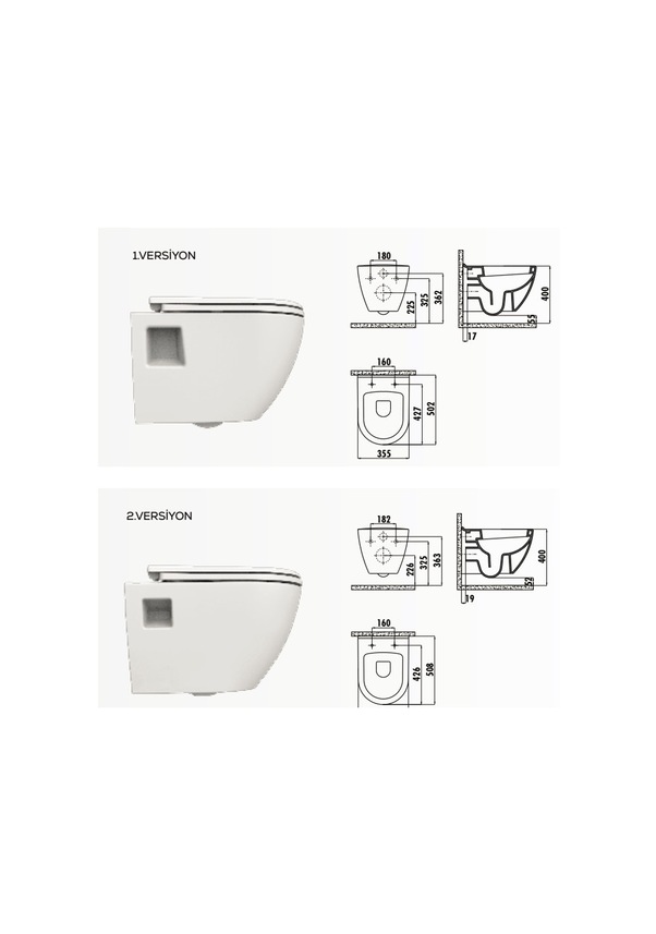 creavit terra asma klozet tp325 kapak hariç creavit terra asma klozet tp325 kapak hariç