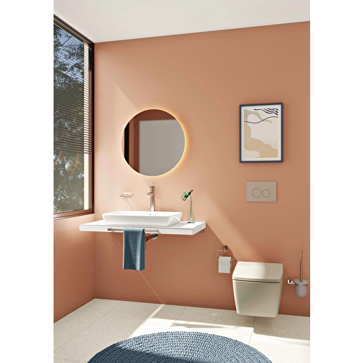 vitra metropole 7672b020 0559 rim ex asma klozet, 56 cm, mat bej