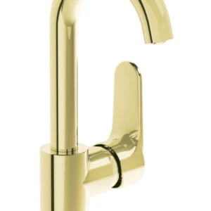 artema root round a4275474 lavabo bataryası, döner borulu, soft altın