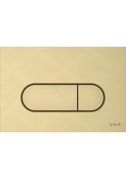 vitra root round 740 2225 kumanda paneli, fırçalı altın vitra root round 740 2225 kumanda paneli, fırçalı altın