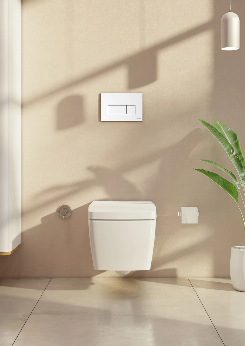 vitra root square 740 2300 kumanda paneli, parlak beyaz vitra root square 740 2300 kumanda paneli, parlak beyaz