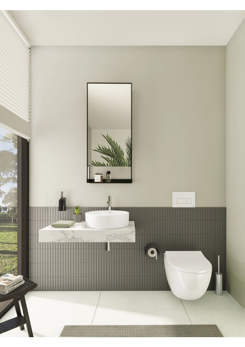 vitra root square 740 2300 kumanda paneli, parlak beyaz vitra root square 740 2300 kumanda paneli, parlak beyaz