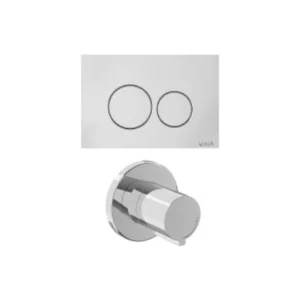 vitra origin, 800 2033 kumanda paneli ve stop valf seti, parlak krom (740 2480, a41461gr)