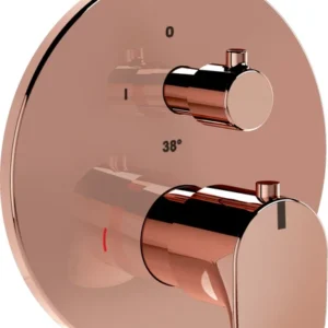 artema root round a4269426 ankastre termostatik banyo bataryası, sıva Üstü grubu, bakır