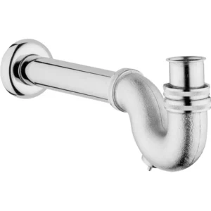 vitra a45118 lavabo sifonu, p tipi, krom