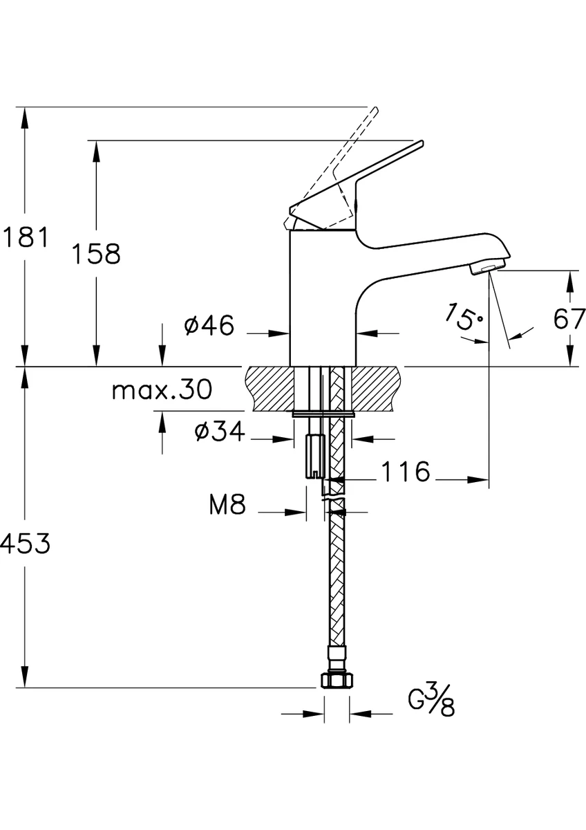 artema serenity a42912 lavabo bataryası, krom artema serenity a42912 lavabo bataryası, krom