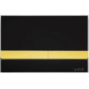 vitra 740 1105 select kumanda pan.siyah altın cam.