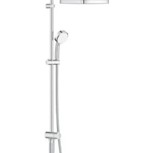 grohe tempesta system 250 kare duvara monte duş sistemi, yön değiştiricili, krom beyaz 26694000