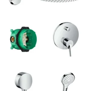 hansgrohe talis s ankastre banyo seti krom