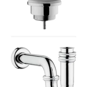 vitra artema bas aç kapa lavabo süzgeci ve p tipi sifon alt grubu seti