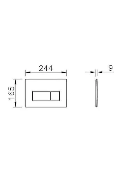 vitra root square kumanda paneli parlak krom 740 2380 vitra root square kumanda paneli parlak krom 740 2380