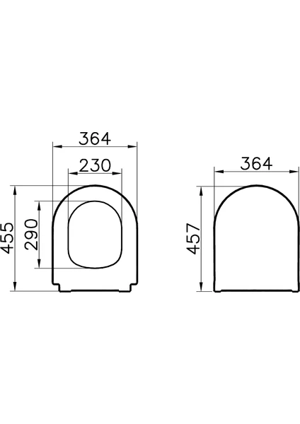 vitra 110 003 009 İnce klozet kapağı vitra 110 003 009 İnce klozet kapağı