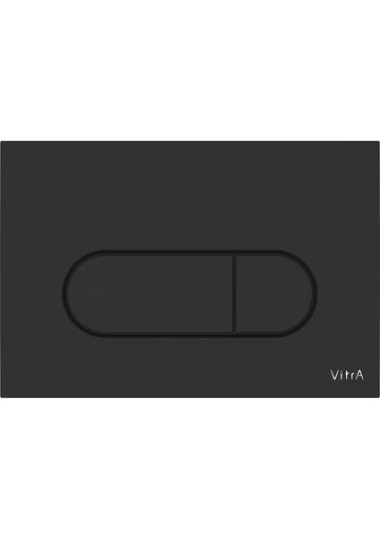 vitra 740 2211 mekanik kumanda paneli, mat siyah vitra 740 2211 mekanik kumanda paneli, mat siyah