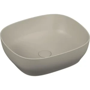 vitra outline 48 cm mat bej kare lavabo 5994b420 0016