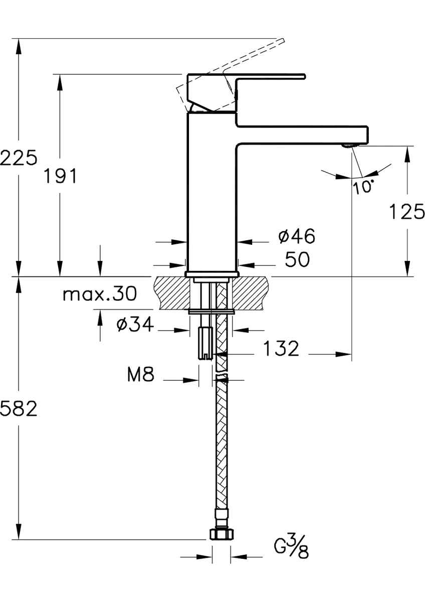 artema flo s lavabo bataryası (yüksek) artema flo s lavabo bataryası (yüksek)