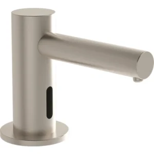 vitra origin a4469934 temassız kısa sıvı sabunluk, fırçalı nikel
