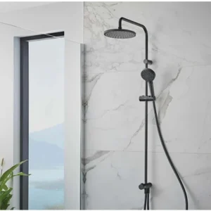 hansgrohe vernis blend 200 reno duş kolonu ecosmart satin siyah 26099670