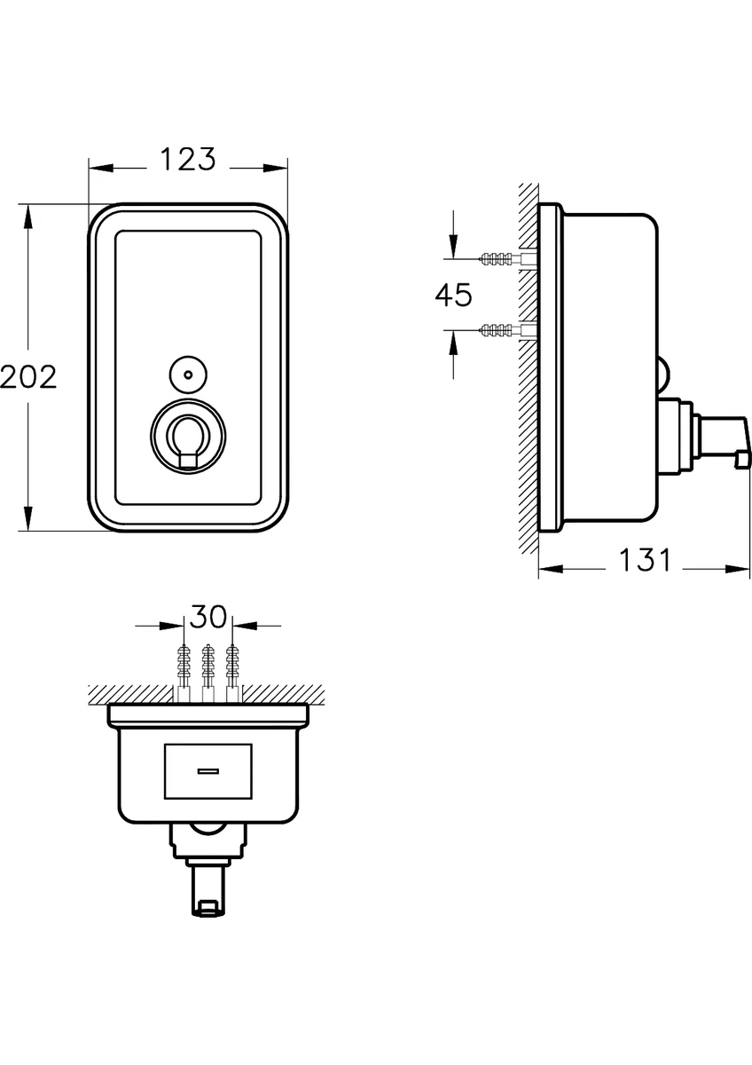 vitra arkitekta a44507 köpük dispenseri, krom vitra arkitekta a44507 köpük dispenseri, krom