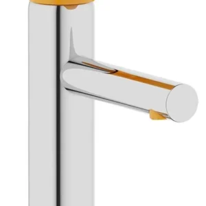 vitra sento a42666 Çocuk lavabo bataryası, krom sarı