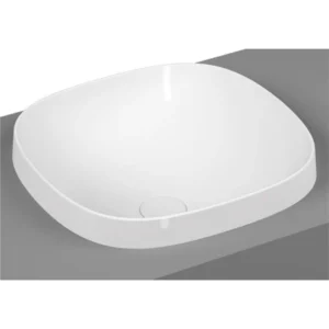 vitra frame 5654b403 0016 tezgah Üstü kare lavabo, 41 cm, beyaz