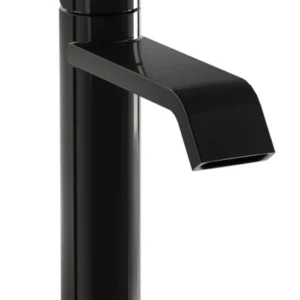 vitra suit a4281639 lavabo bataryası, Üstten kumandalı, parlak siyah