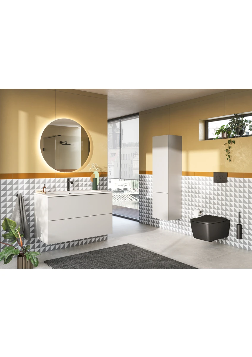 vitra suit a4281639 lavabo bataryası, Üstten kumandalı, parlak siyah vitra suit a4281639 lavabo bataryası, Üstten kumandalı, parlak siyah