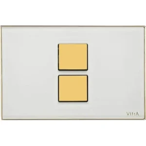 vitra twin2 740 0102 kumanda paneli beyaz altın